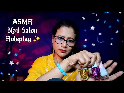 ASMR Nail Salon Roleplay 💅 Relaxing Manicure, Cleaning & Polish| Asmr Ghosal 