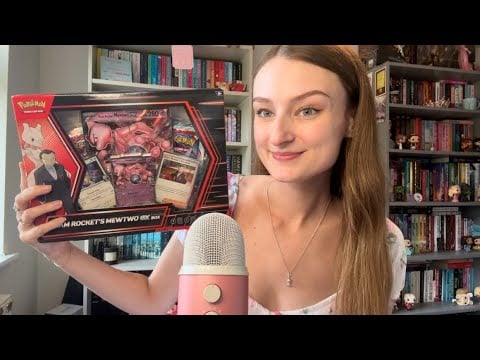 ASMR Unbox Team Rocket’s Mewtwo EX Box! (Close whispers, wrapper crinkles, tapping)
