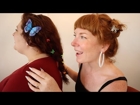 ASMR Girl in The Back of Class Plays with Your Hair 🦋
