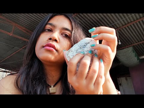 ASMR UNPREDICTABLE TRIGGERS - Experimenting with stones 🪨