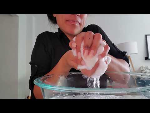 ASMR: Dry Towel, Wet Towel. Water Sounds. Glass bottle elixer. Glass bottle dropper. Soft tapping.