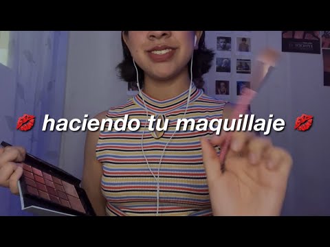 asmr haciendo tu maquillaje // crysta asmr