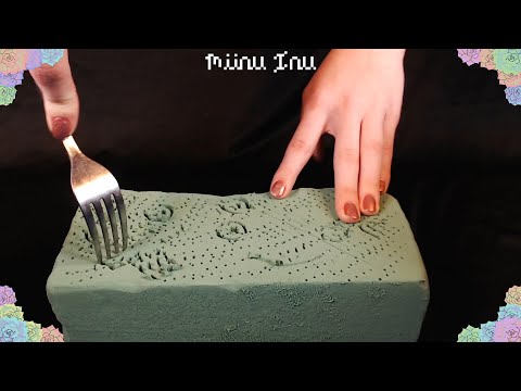 ASMR Floral Foam Destroying (NO TALKING)