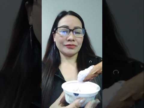 HOTDOG WITH YOGURT # #everyone #food #shortsfeed #mukbang #hotdog #eating
