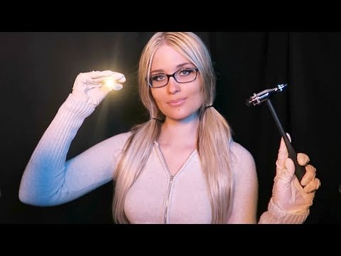 ASMR Night Time Cranial Nerve Exam for Deep Sleep