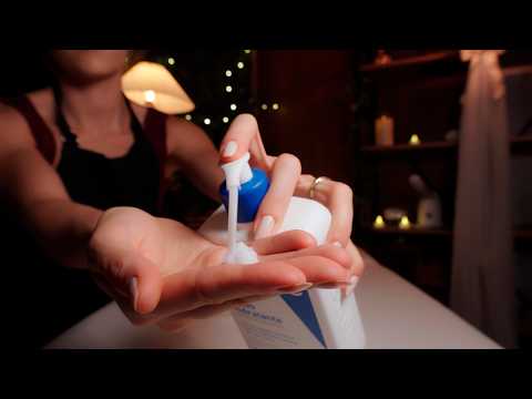 ASMR Alívio nas Costas, Ombros e Cabeça 💆 Massagem Intensa com Óleo, Espuma e Creme