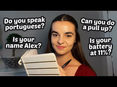 ASMR If You Say YES, You Can Go To Sleep | 200 Super Specific Personal Questions