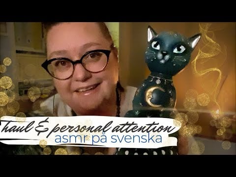 ASMR på svenska: Mini-haul & avslappnande personal attention 🕯️