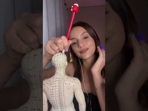 ASMR Acupuntura para você relaxar 😴 #asmr #bonecodeacupuntura #tingles #relaxing