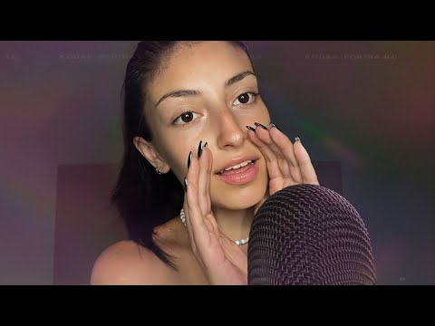 ASMR | Susurrando palabras cerca del mic 🎙️👄