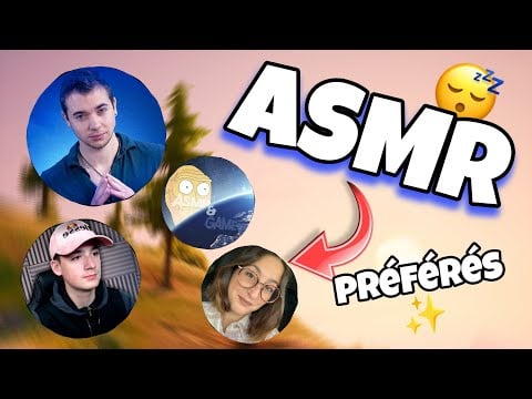 ASMR Français Je CHUCHOTE le NOM de mes ASMR ARTISTES PRÉFÉRÉS ✨😴