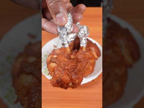 🔥 ASMR Chicken 65 Lollipop | Crispy & Spicy 🍗 | Satisfying Frying Sounds #shorts #asmr
