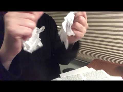 ASMR Role-Play | Secretary Ripping Paper [typing and paper ripping sounds] [request]