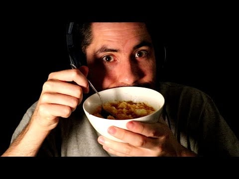 ASMR je déguste mon premier riz au lait au noix de coco fait maison