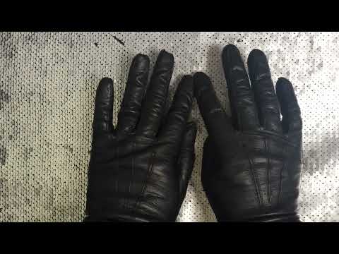 LEATHER GLOVES  🖤TOUCHING A MERMAID TAIL⁉ 👀  🎧  [[ASMR]]