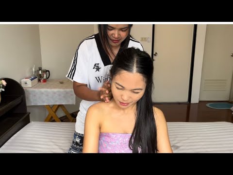 I GOT FOOT BACK HEAD SHOULDER MASSAGE AT LOCAL THAI VILLAGE FOR DEEP SLEEP