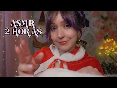 ⭐ASMR para DORMIR PROFUNDO 2 HORAS 😴🎄 Lento y Suave | Alivio Migraña, Atención Personal