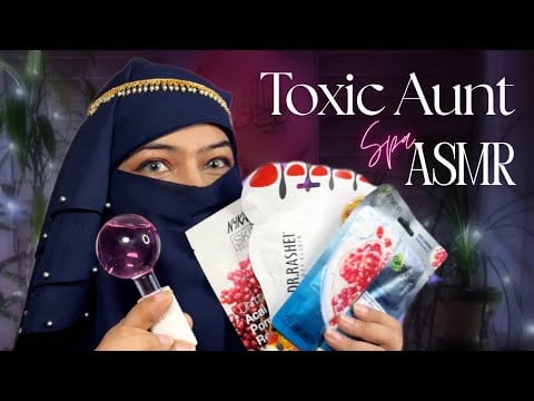 🇮🇳💀Toxic Aunt 💄tricking you for Marriage💍   while doing SPA ASMR w/subtitles  #spa #indianasmr 