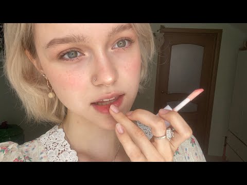 ASMR ~ lip gloss sounds & mouth sounds ༆࿐ཽ༵☆