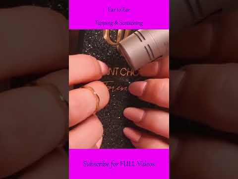 ASMR Ear to Ear Scratching & Tapping ❤️ #asmr #shorts