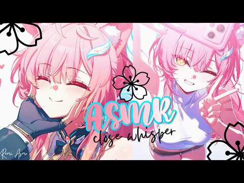 АСМР 🌺СУПЕР близкий/интенсивный шепот и сквишик🌺 asmr russian super close whisper and squishy~