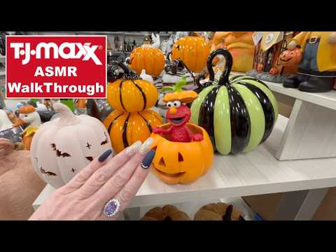 ASMR Gum Chewing TJ Maxx Walk Through | Whispered Voice Over