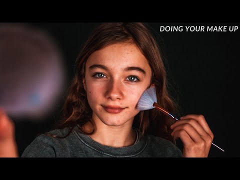 ASMR DOING YOUR MAKEUP! (roleplay)