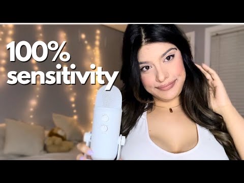 100% sensitivity ASMR ~ clicky whispers, inaudible and triggers for fast sleep 😴✨