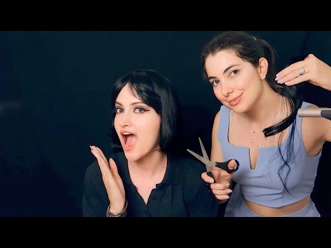 ASMR APLICADO: CABELEIREIRA FOFOQUEIRA | Sweet Carol