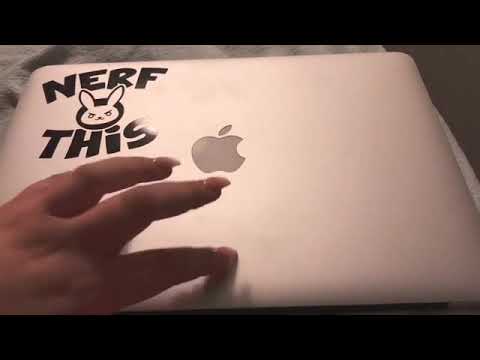 ASMR - Tapping on my MacBook 💻 w/ keyboard sounds