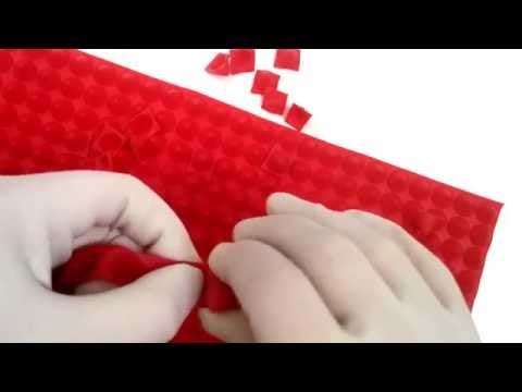 Super tight RUBBER GLOVES ✔  playing with & cutting rubber✂💋  [[ASMR]]