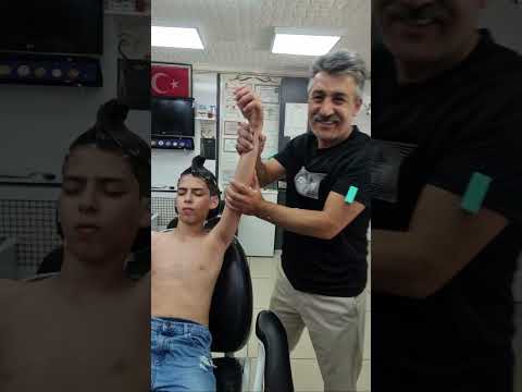 HAIR CUT , CRAZY SKIN CARE AND RELAXING HEAD MASSAGE FOR MY YOUNG FAN