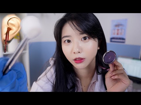 ASMR 귀에서 피가?꼰대부장님으로 인한 귀치료 상황극 ROLEPLAY l 보건실귀청소 롤플