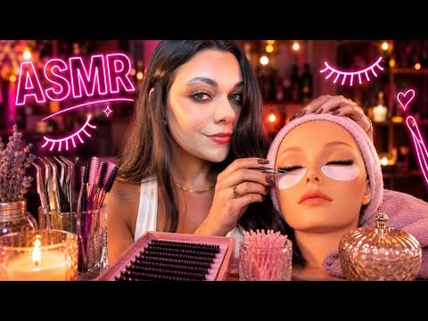 ASMR: Amiga Faz Sua Extensão De Cílios Para O Primeiro Encontro 💘