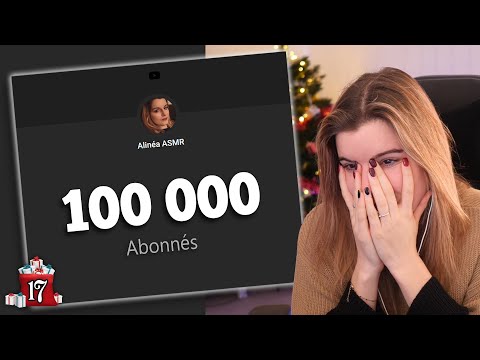 ASMR | Passer les 100 000 abonnés ça fait quoi ? (et des trucs collector en + à la fin)