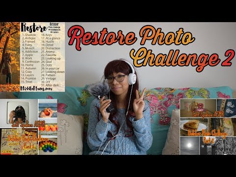 ASMR SOFT SPEAKING: Restore Photo Challenge Part 2 📸🍃 | Show & Tell, Ramble & Visuals