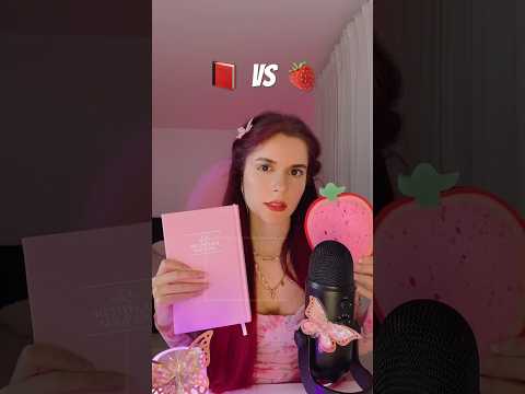 ASMR triggers Battle 📕vs 🍓