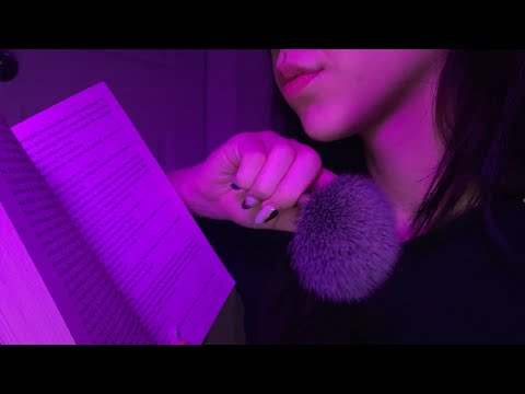 ASMR | 📖 Inaudible reading + personal attention 📖