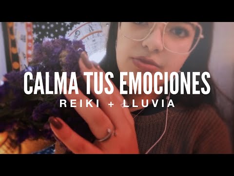 ASMR Para calmar la turbulencia emocional 🥀 (reiki, lluvia, flores secas, inaudible)