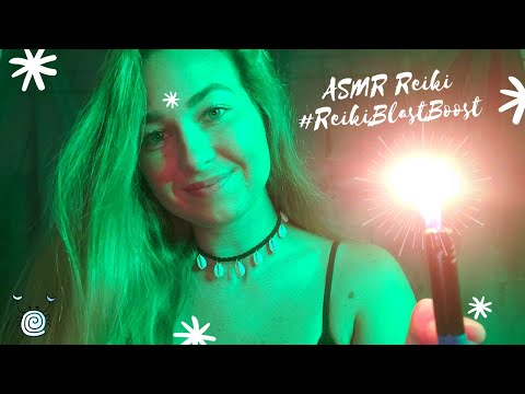 [ASMR] Reiki Master Healing Fast Tune-Up Session | Energy Cleansing ASMR #ReikiBlastBoost 💚Ep. 7💚