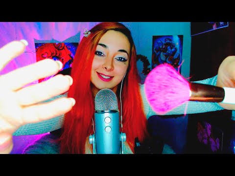 ASMR ATENCIÓN PERSONAL TOCO TU CARITA Y MOUTH SOUNDS | ASMR Español | VISUAL