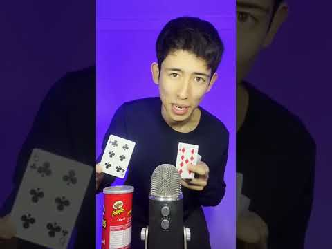 [ASMR] The IMPOSSIBLE Card Trick 😲 #shorts
