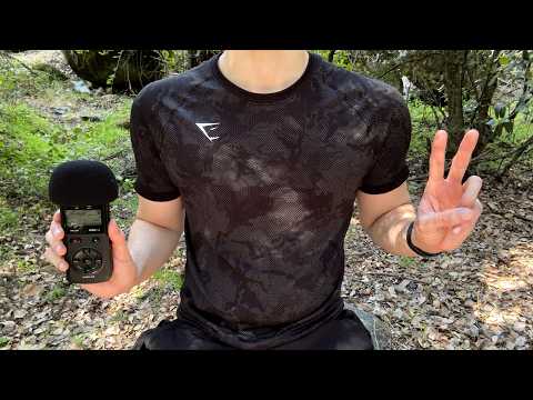 ASMR | Touching grass for the first time (Nature sounds)