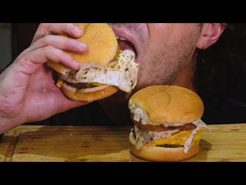 ASMR AMERICAN BBQ THICC BURGER | HAPPY FOURTH OF JULY 먹방