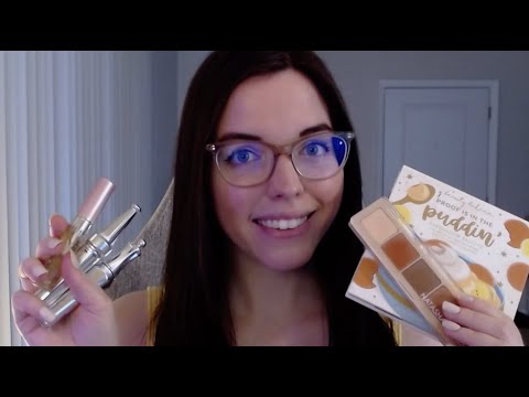Relaxing eye and brow makeup~ 🍡 ASMR Lani