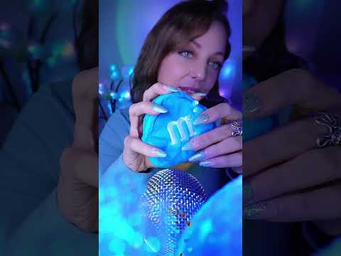 Crunchy M&M ASMR 🫠💙💤 #asmr #asmrvideo #asmrsounds #livestream