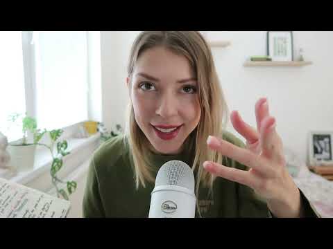 ✨ My first #ASMR video | Reading From My Motivational Journals | Personal Care 😘 Layered Sounds