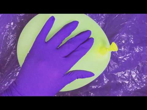 LATEX GLOVES 👈🎈 BALLOON XX  LIPSTICK💋  KISSES  [[ASMR]]