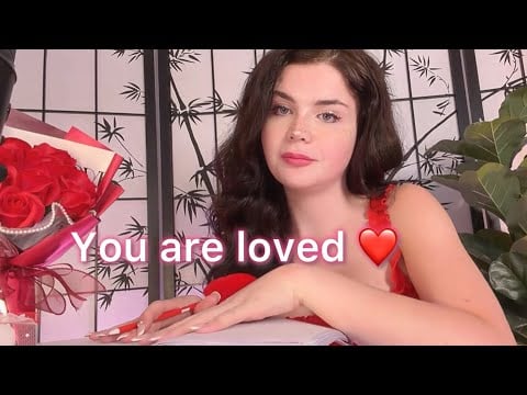 ASMR 💕 You Are Loved | Valentine’s Day Affirmations (Soft Writing Sounds)