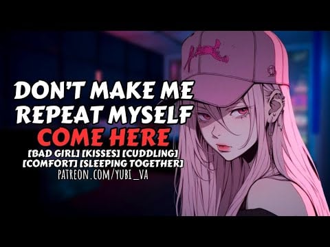 Bad Girl Pulls You Into Her Chest To Put You To Sleep [soft dom | sharing a bed] F4A ASMR Roleplay